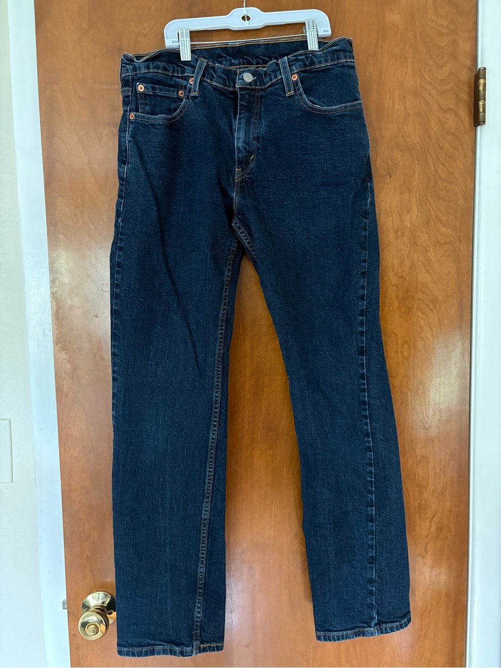 Levi's Dark Indigo Straight Jeans
